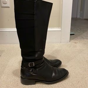 AQUATALIA, Weatherproof black boots, size 7M